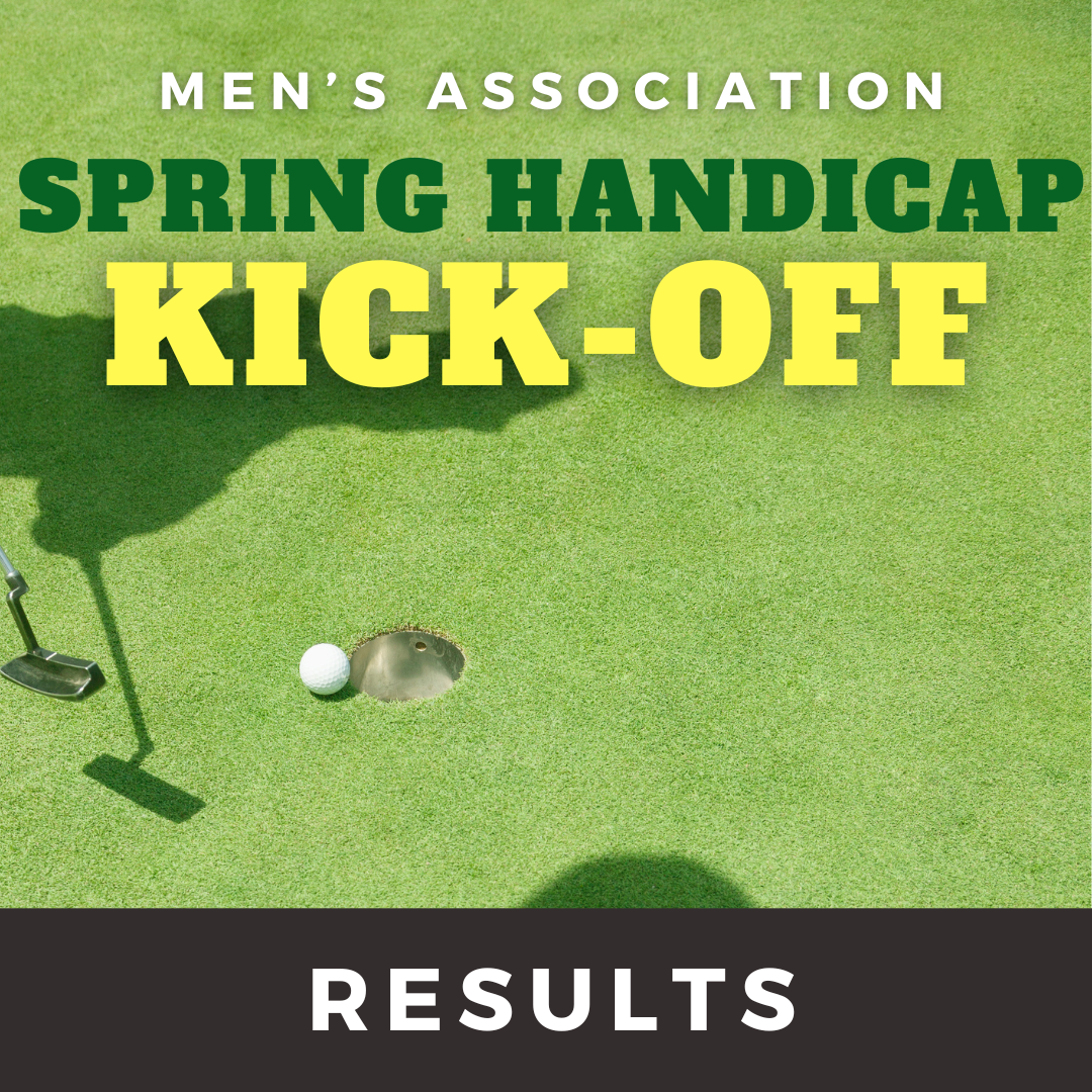 Handicap Men's Association Kick Off Results